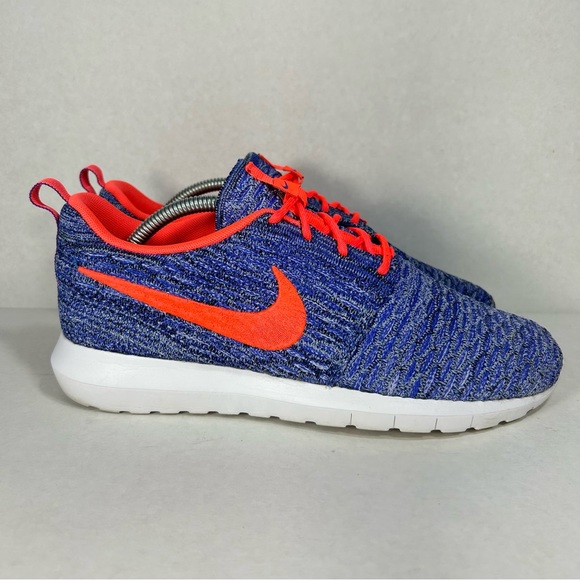 Nike Other - Nike Run Flyknit Roshe “Persion Violet” Purple / Orange 677243-500; Men’s Size 9